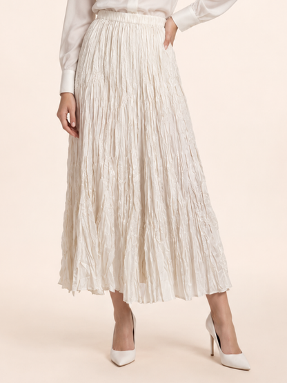 East India Company - Drew, Pleated Long Skirt