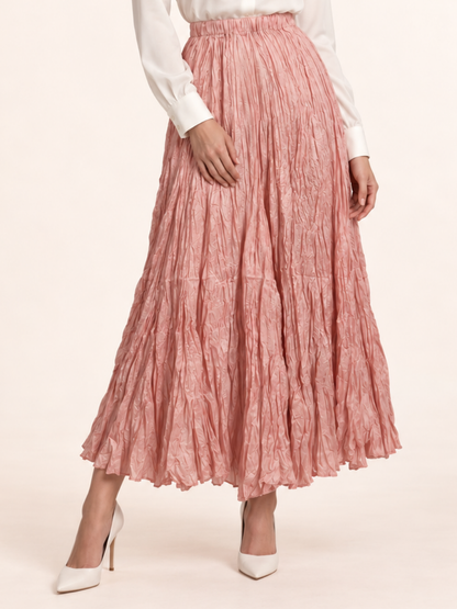 East India Company - Drew, Pleated Long Skirt