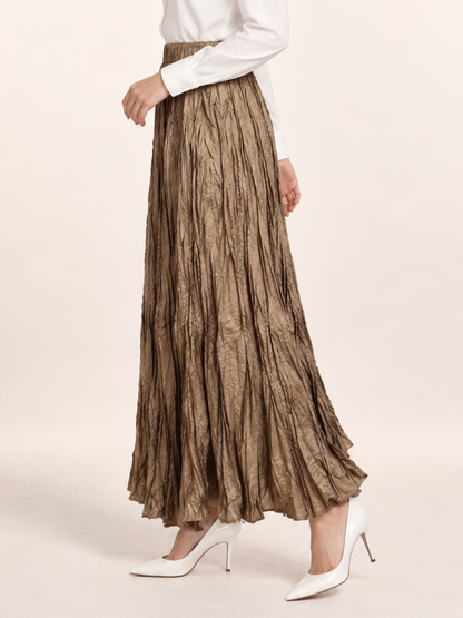 East India Company - Drew, Pleated Long Skirt