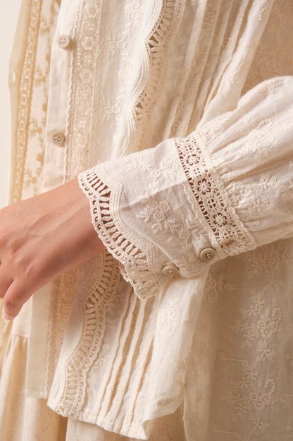 SOMERSET BAY - LONG SLEEVE BLOUSE - OFFWHITE
