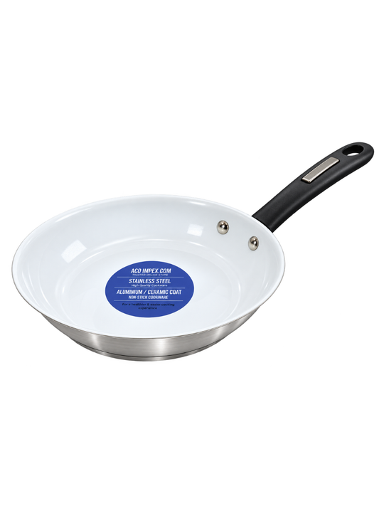 Tramontina White Ceramic Frying Pan 20cm