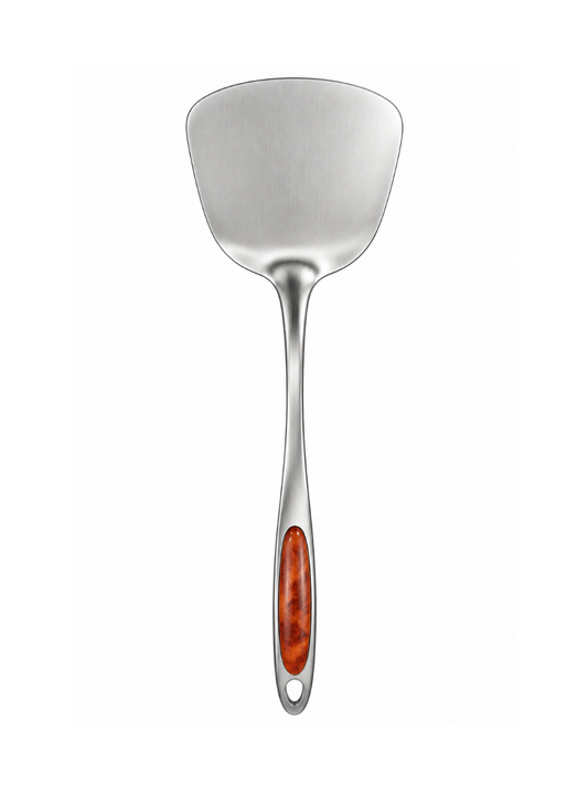 Wok Spatula with Heat-Resistant Handle - 35.4 x 9.7 cm
