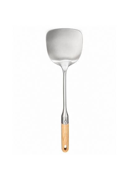 Wok Spatula with Wooden Handle - 37.5 x 10.2 cm