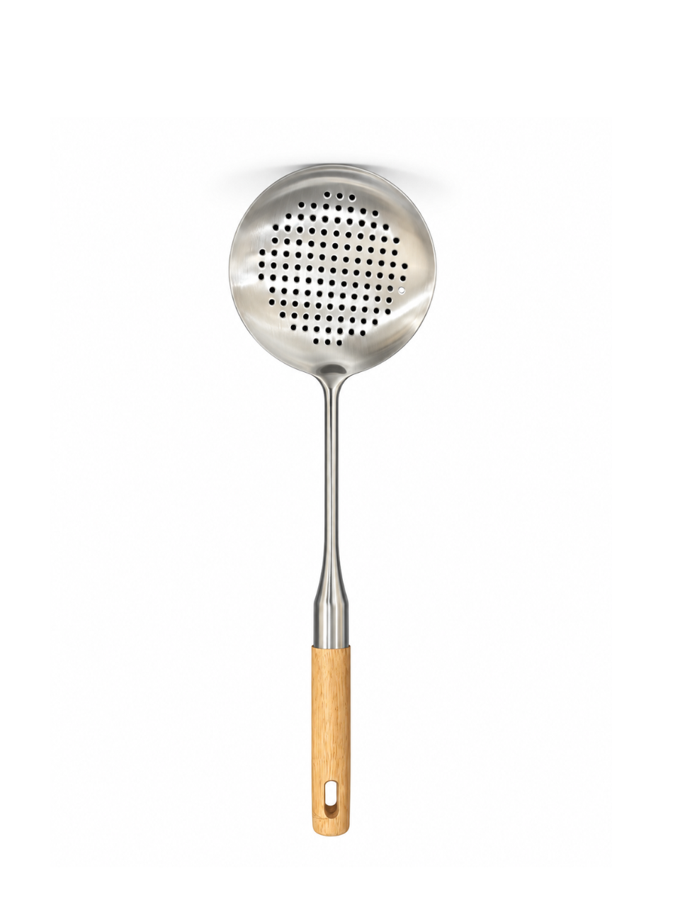 Skimmer Slotted Spoon with Wooden Handle - 38.2 x 11.7 cm