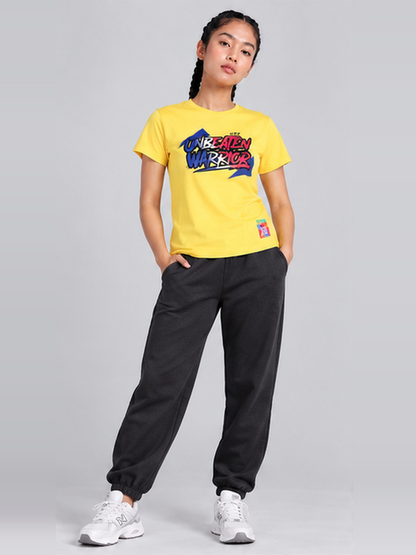 HRX Women's Sunshine Rally Graphic Cotton T-Shirt