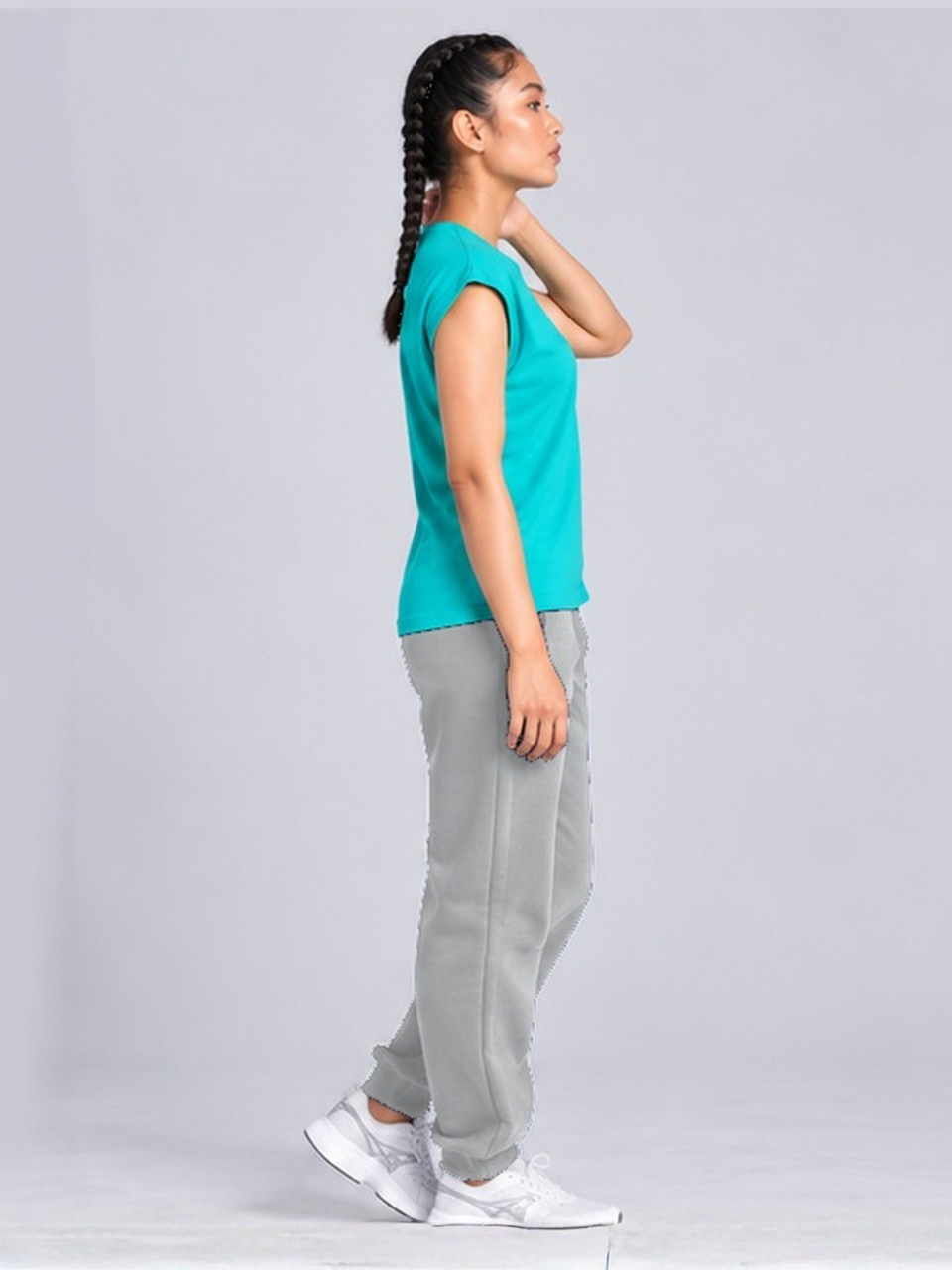 HRX Women's Azure Day Cotton Crew Neck T-Shirt