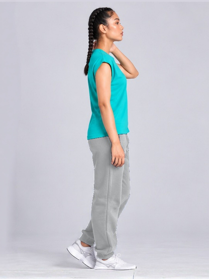 HRX Women's Azure Day Cotton Crew Neck T-Shirt