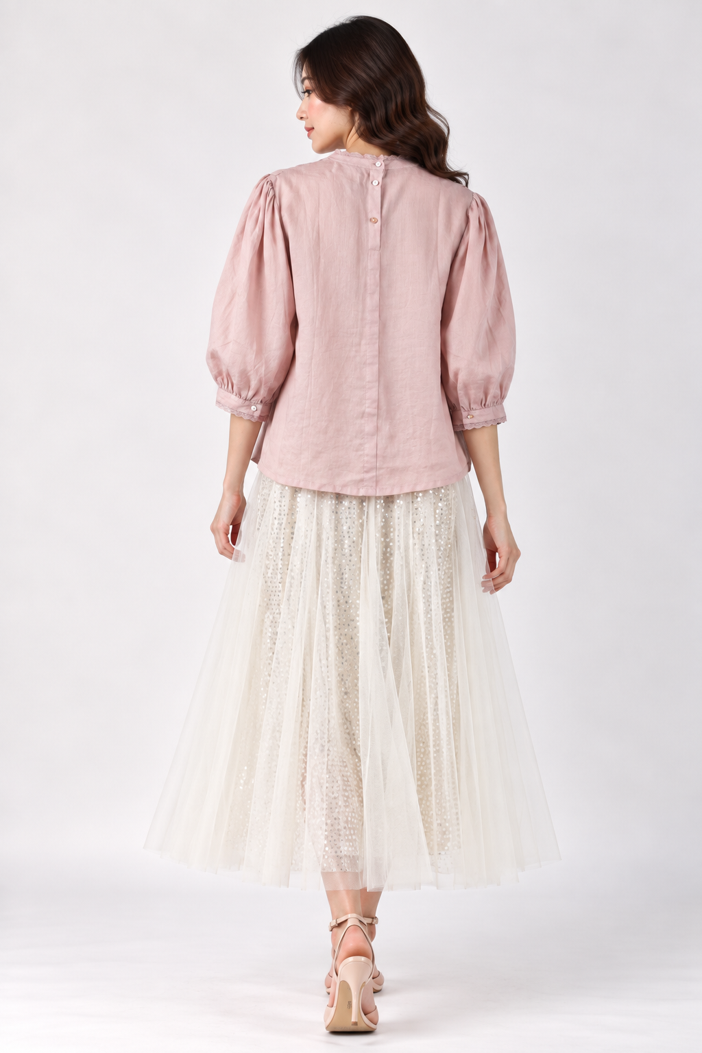 SOMERSET BAY - Embroidered Victorian-Style Top