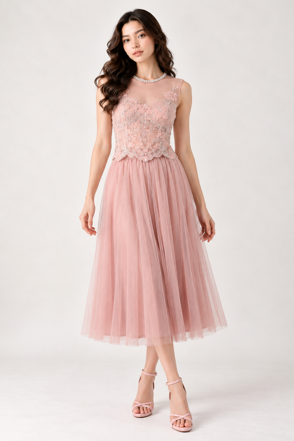 SOMERSET BAY - Tulle Midi Skirt