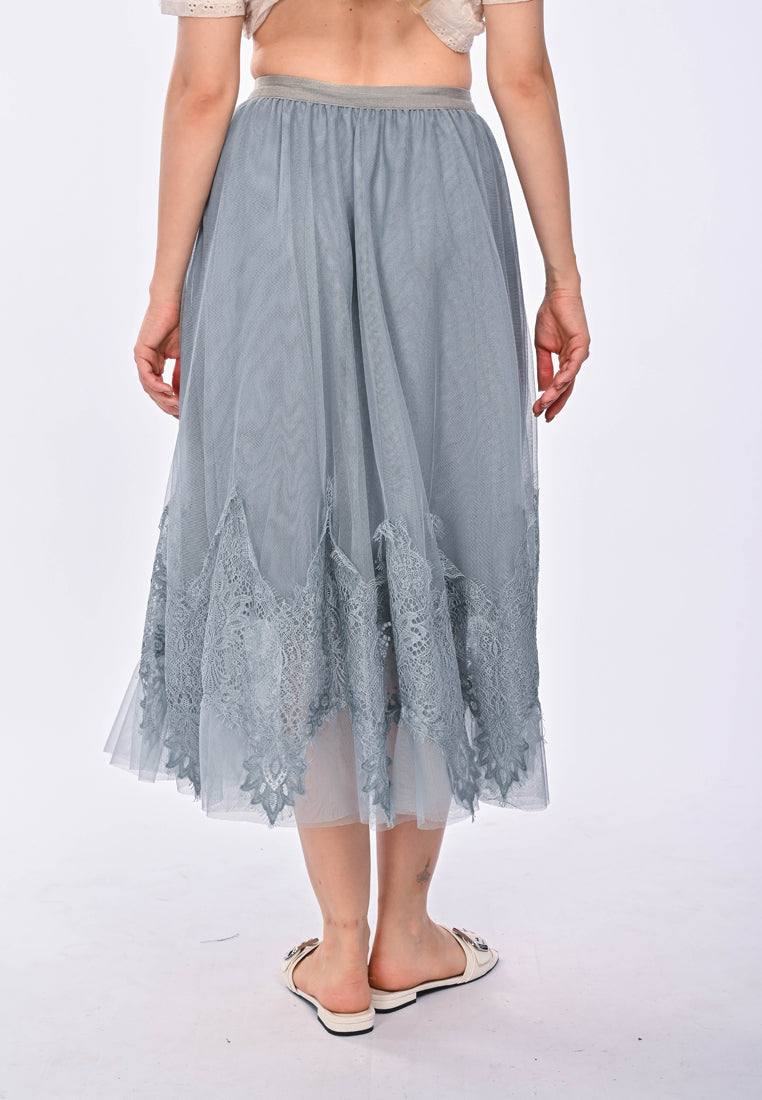 ANNABELLE - soft flowy maxi skirt