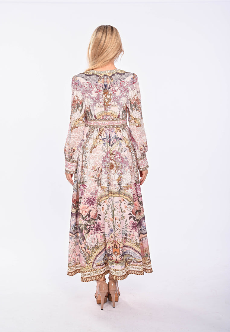 VANESSA - Long sleeve polyester dress