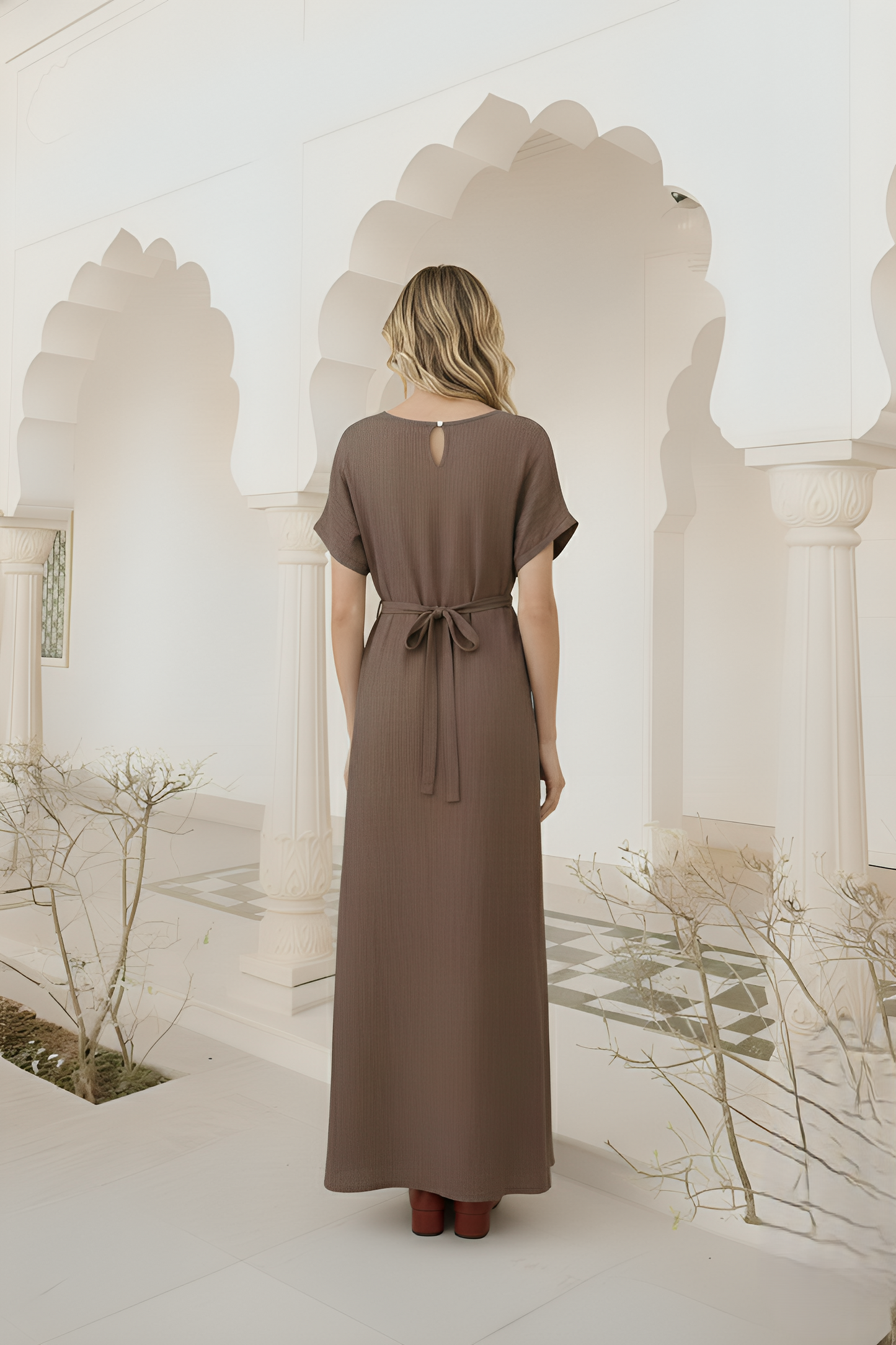 East India Company - Short Sleeve Midi Dress