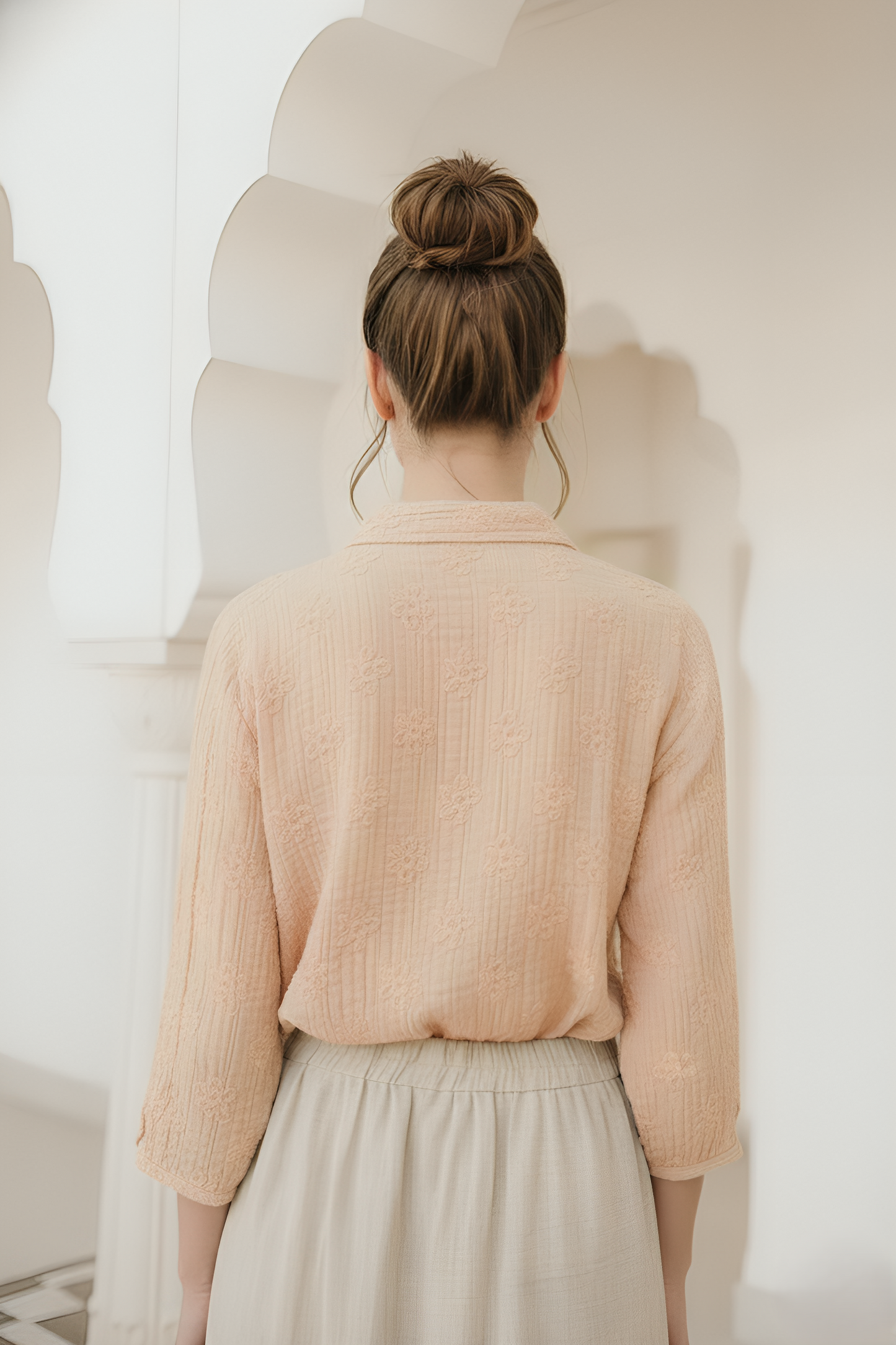 East India Company - Embroidered Long Sleeve Shirt Women