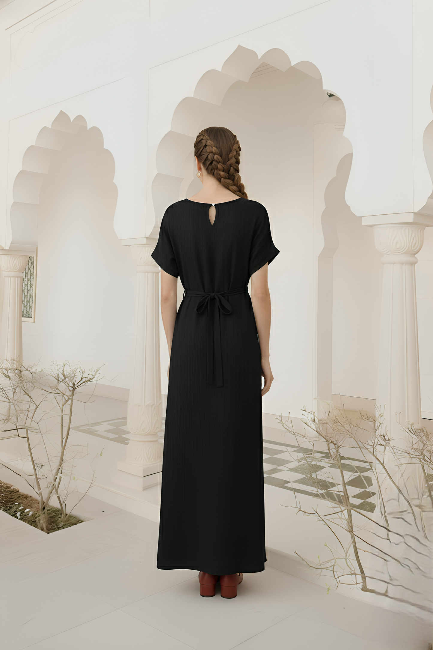 East India Company - Short Sleeve Midi Dress