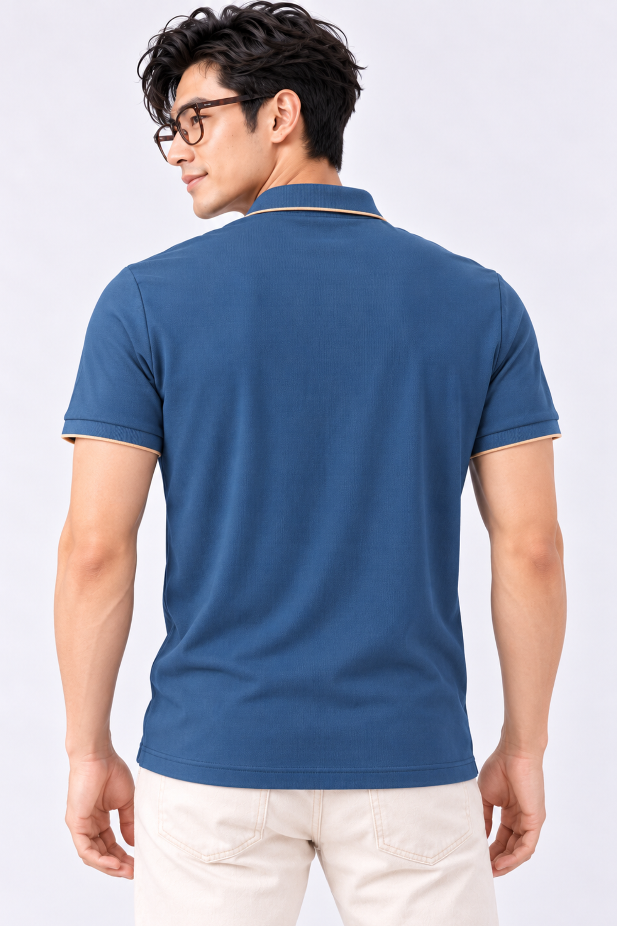 CAPE COD - Men’s Tipped-Collar Quarter-Zip Polo