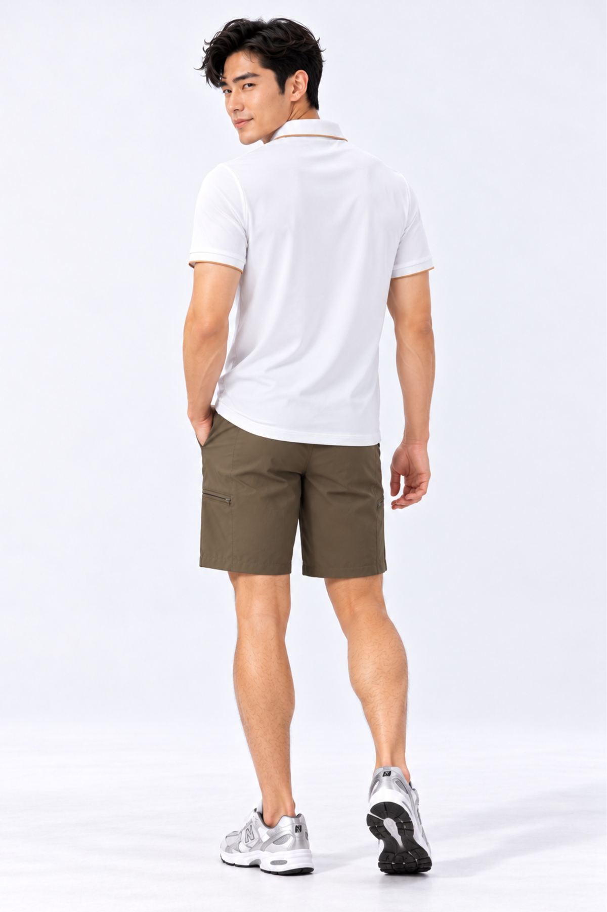CAPE COD - Men’s Tipped-Collar Quarter-Zip Polo