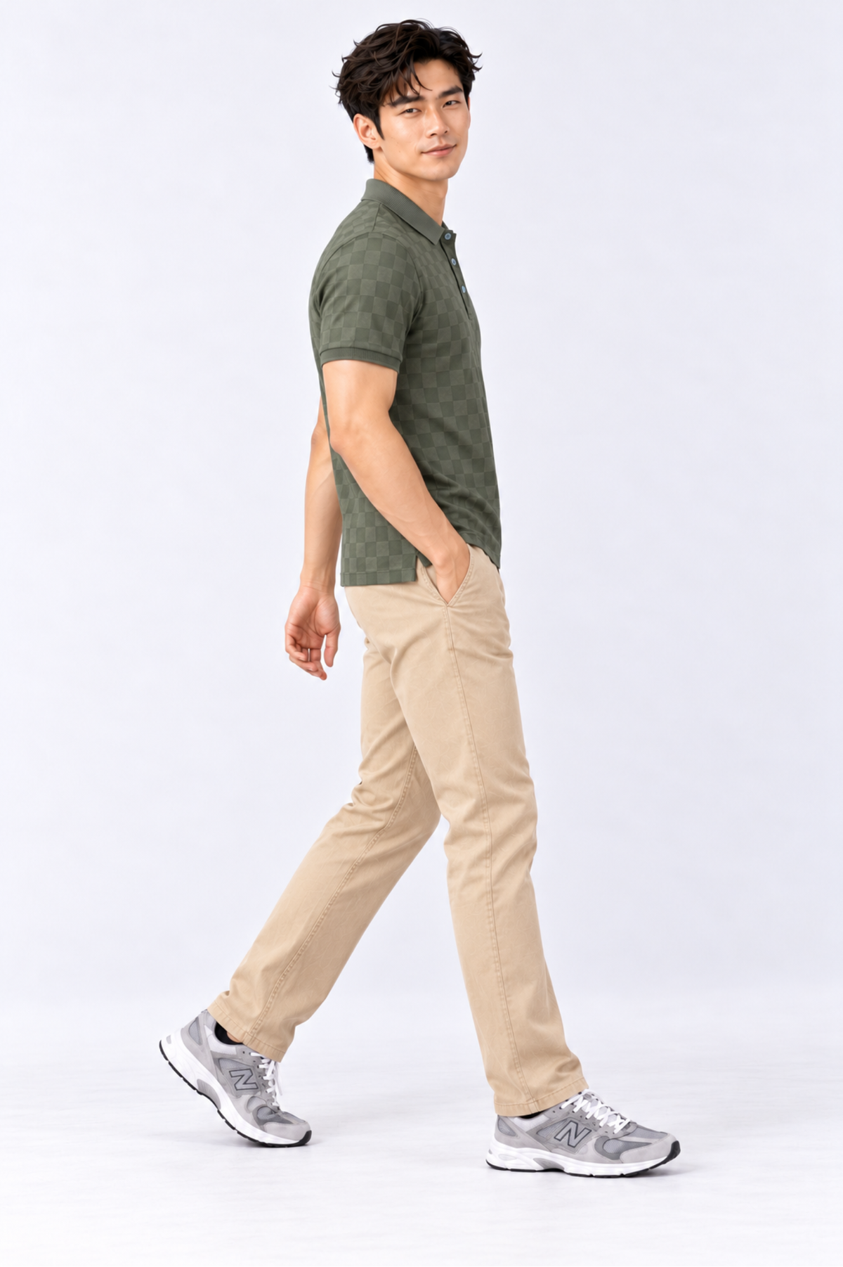 CAPE COD - Men’s Tonal Checkerboard Polo