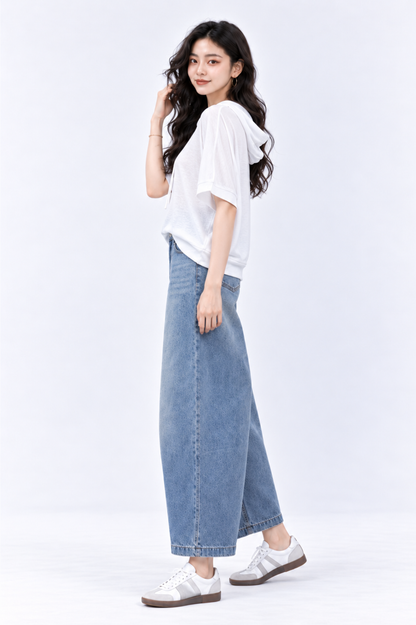 CAPE COD - High-Waisted Barrel Jeans