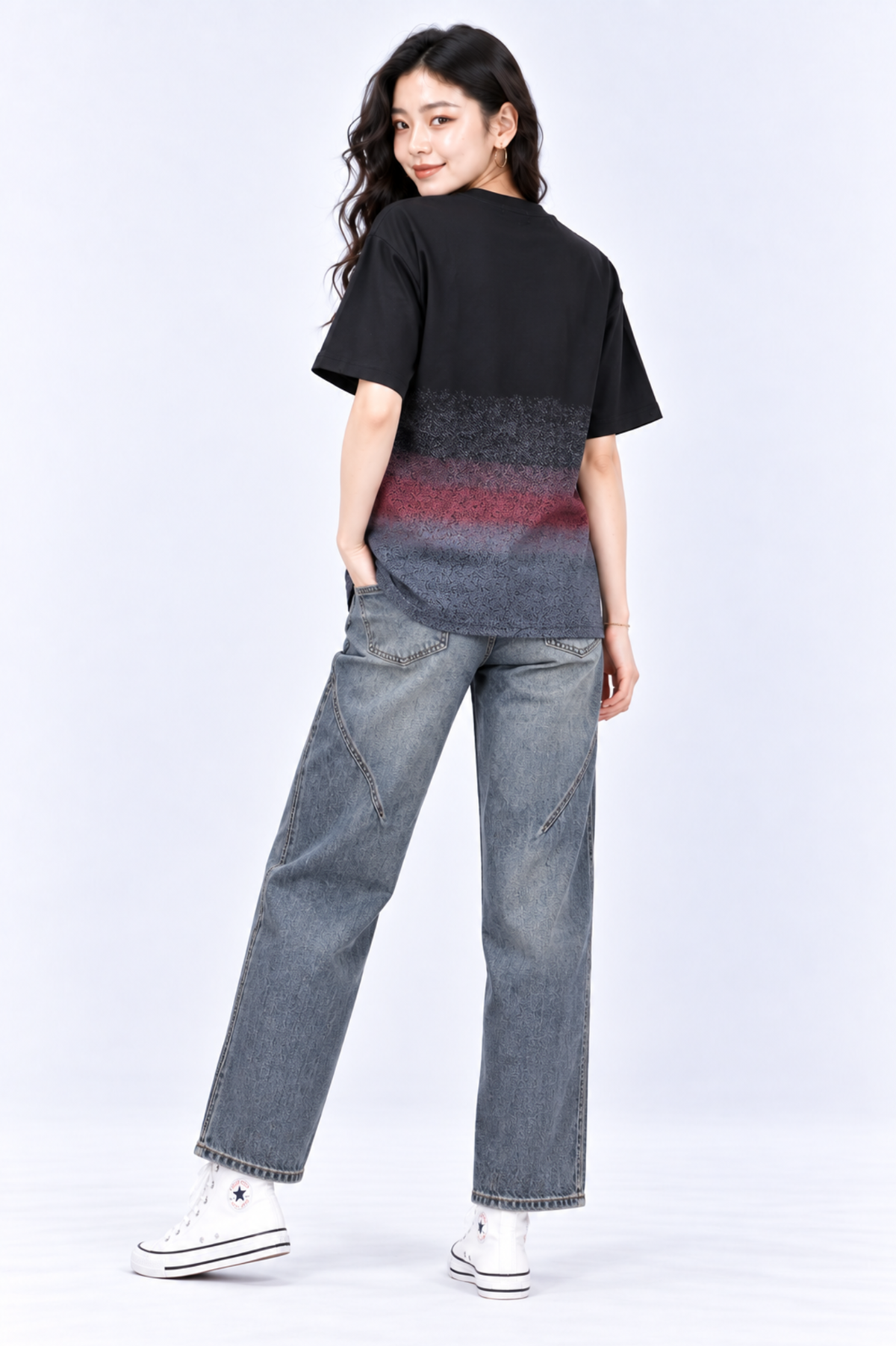 CAPE COD - Ombré Gradient T-Shirt