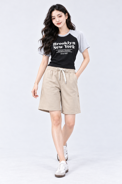CAPE COD - Drawstring Waist Everyday Shorts