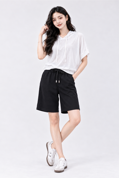 CAPE COD - Drawstring Waist Everyday Shorts