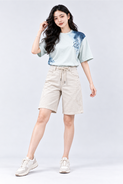 CAPE COD - Drawstring Twill Carpenter Shorts