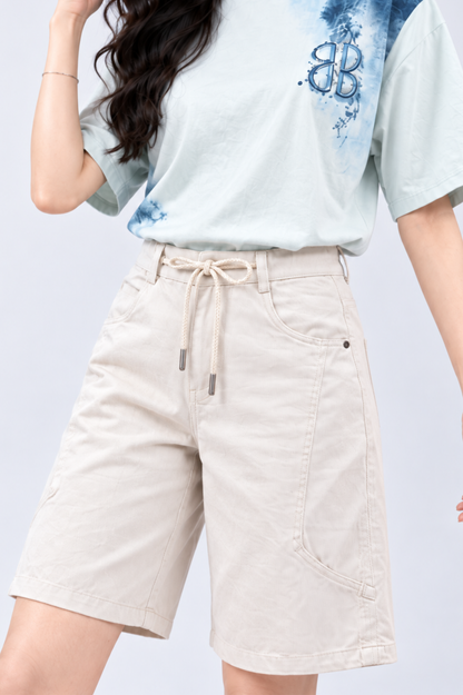 CAPE COD - Drawstring Twill Carpenter Shorts