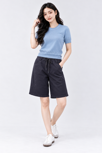 CAPE COD - Drawstring Twill Carpenter Shorts