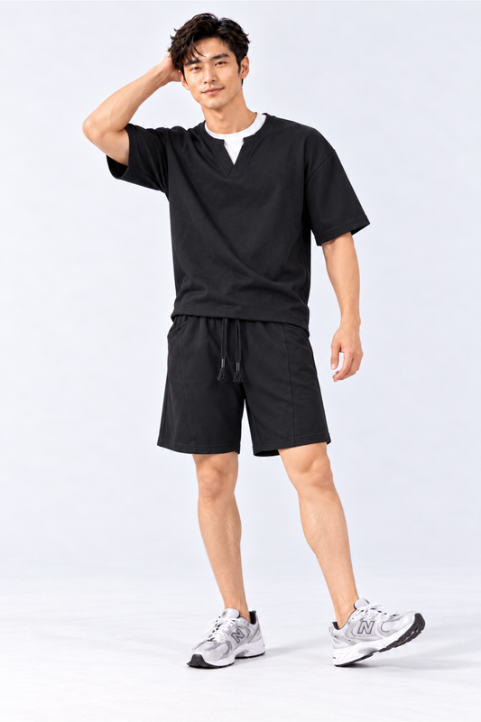 CAPE COD - Men's Notch-Neck Sweat Tee