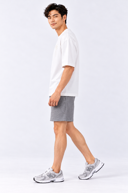 CAPE COD - Embroidered Palm Tree Oversized Tee