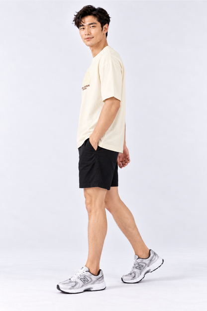 CAPE COD - Men’s Oversized Geometric Bear Embroidered Tee