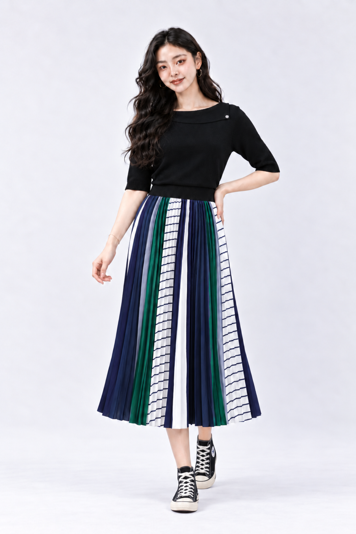 CAPE COD - Women’s Half-Sleeve Fine Knit Top