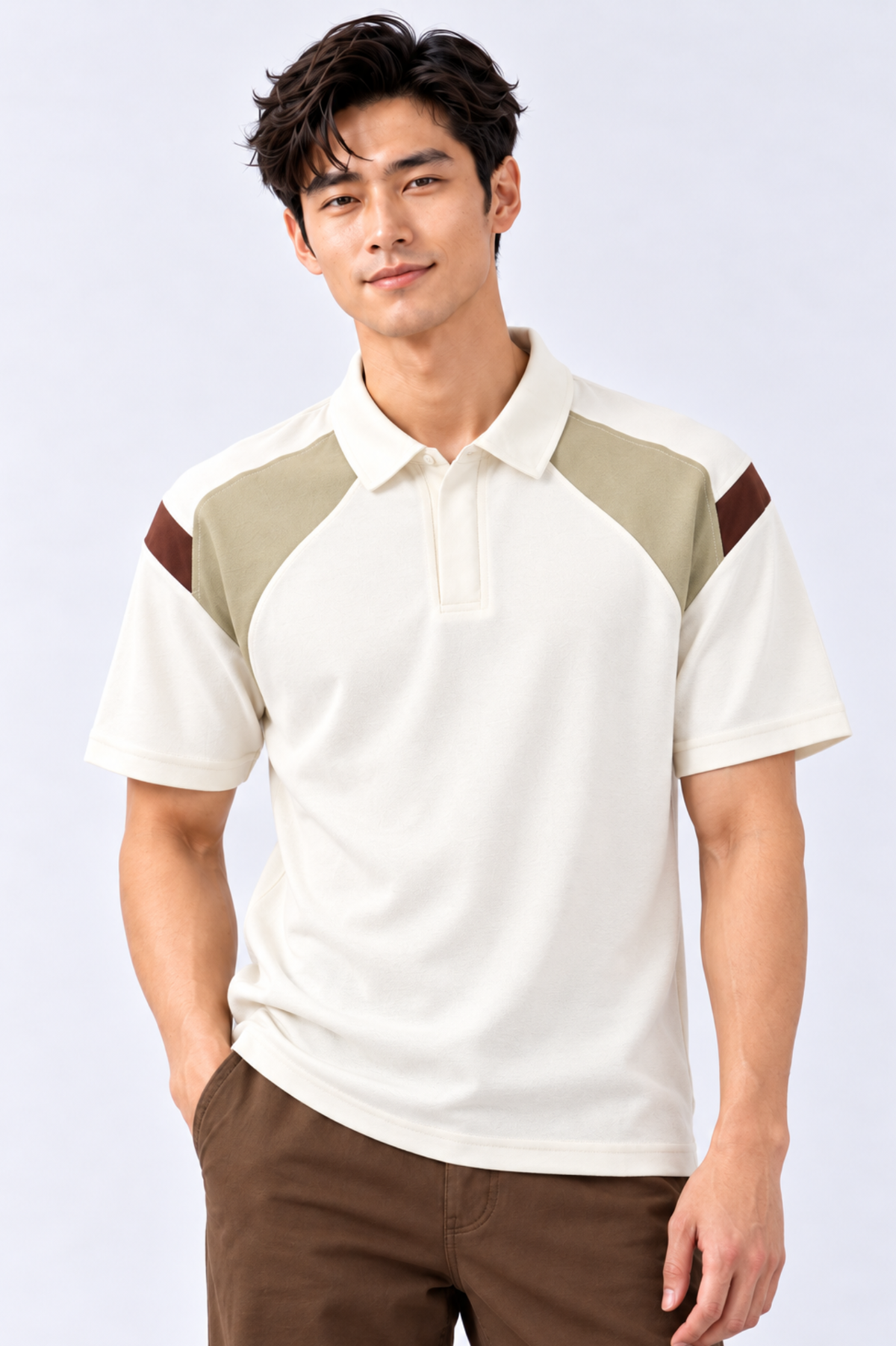 CAPE COD - Men's Colourblock Raglan Polo