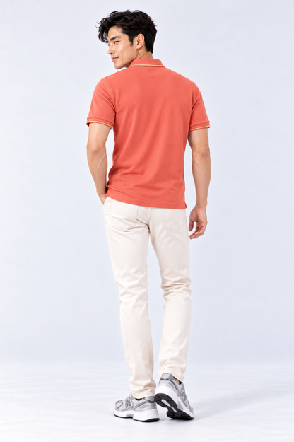 CAPE COD - Men's Tipped Piqué Polo