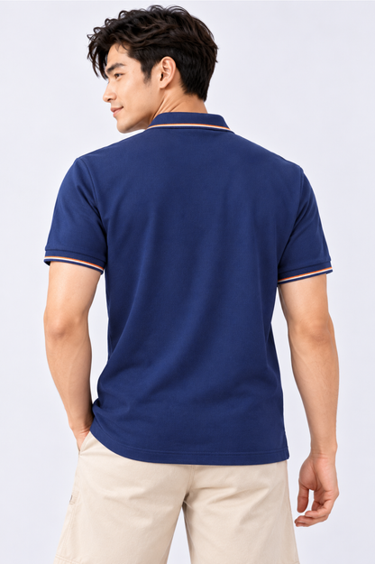 CAPE COD - Men's Tipped Piqué Polo