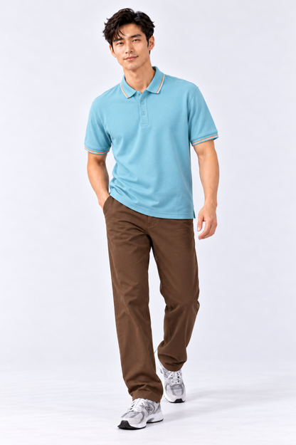 CAPE COD - Men's Tipped Piqué Polo