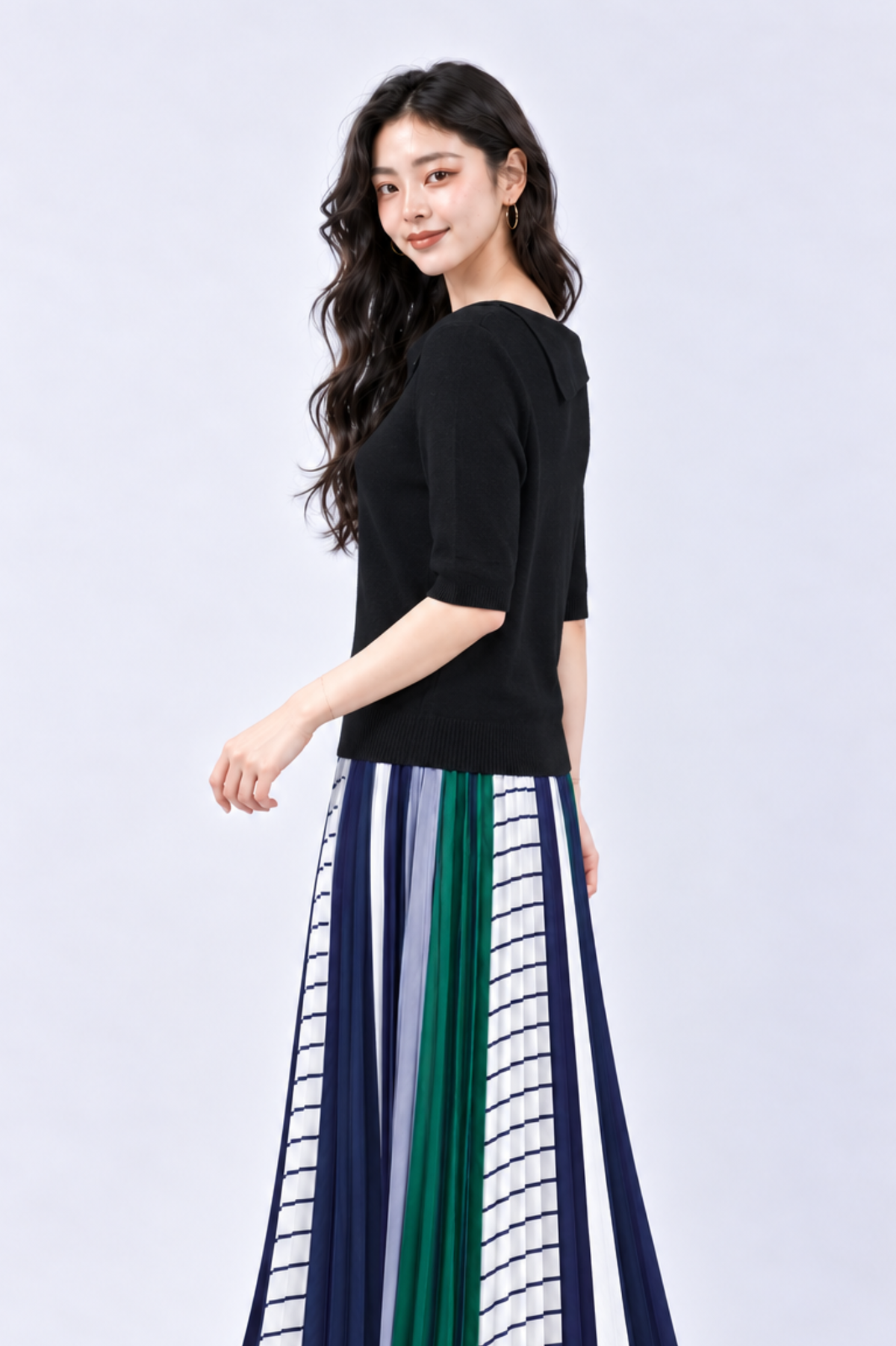 CAPE COD - Women’s Half-Sleeve Fine Knit Top