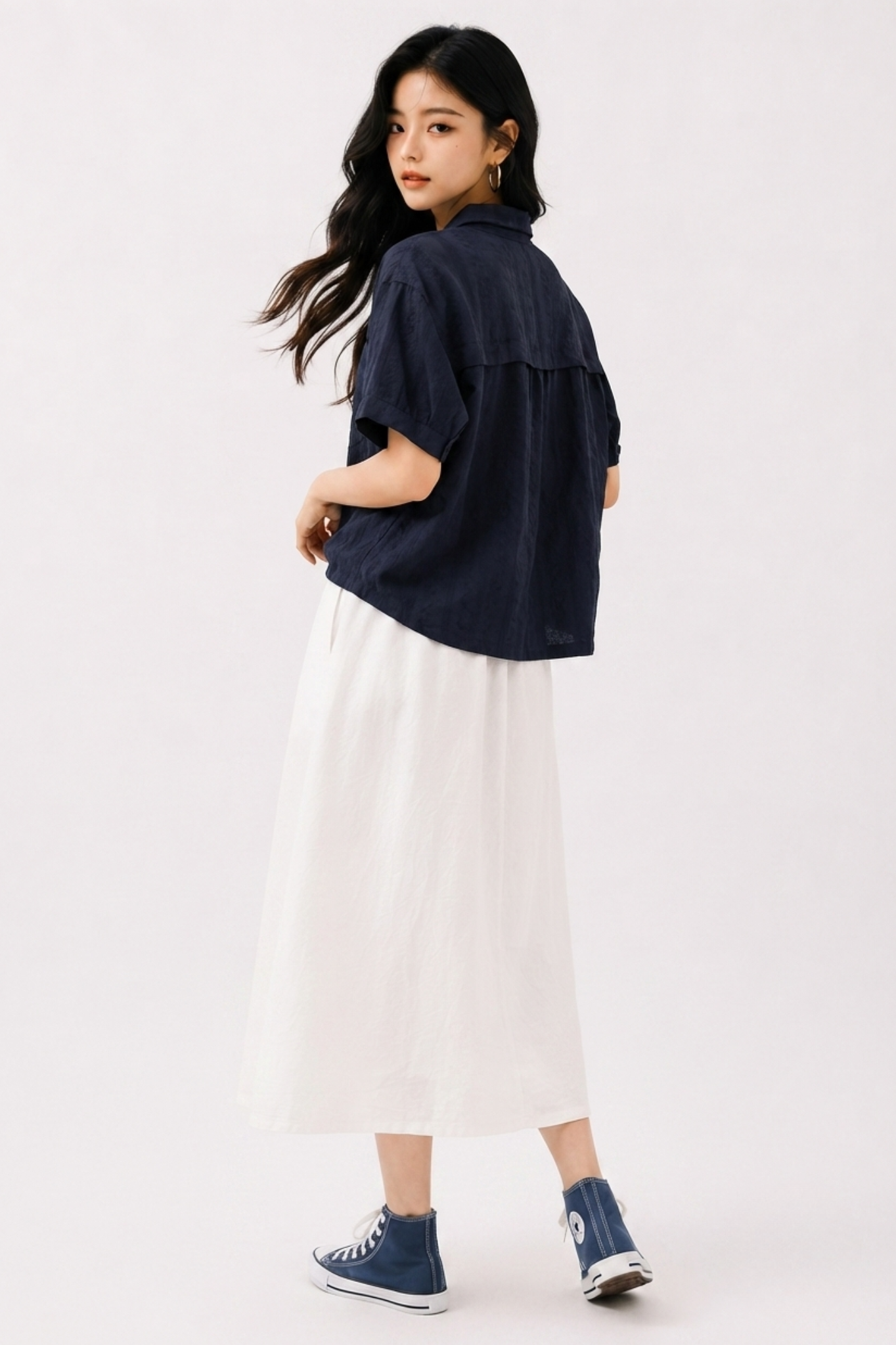 CAPE COD - SHORT SLEEVE COLLAR BLOUSE