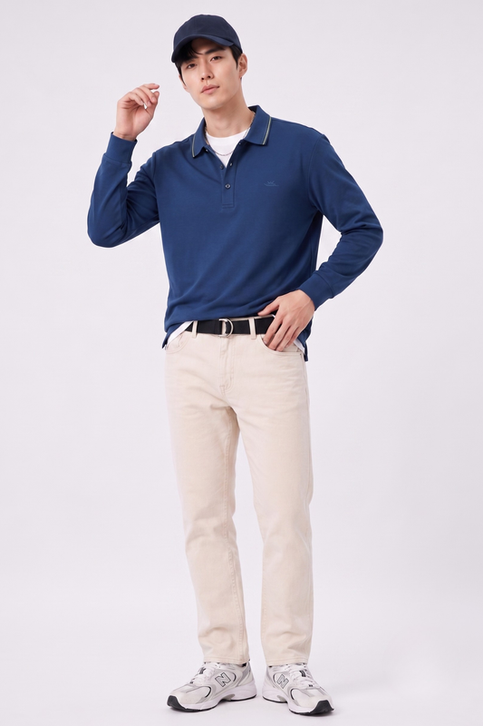 CAPE COD - POLO LONG SLEEVE SHIRT