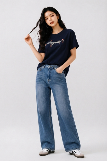 CAPE COD - SHORT SLEEVE ROUND NECK T-SHIRT