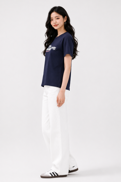 CAPE COD - SHORT SLEEVE ROUND NECK T-SHIRT