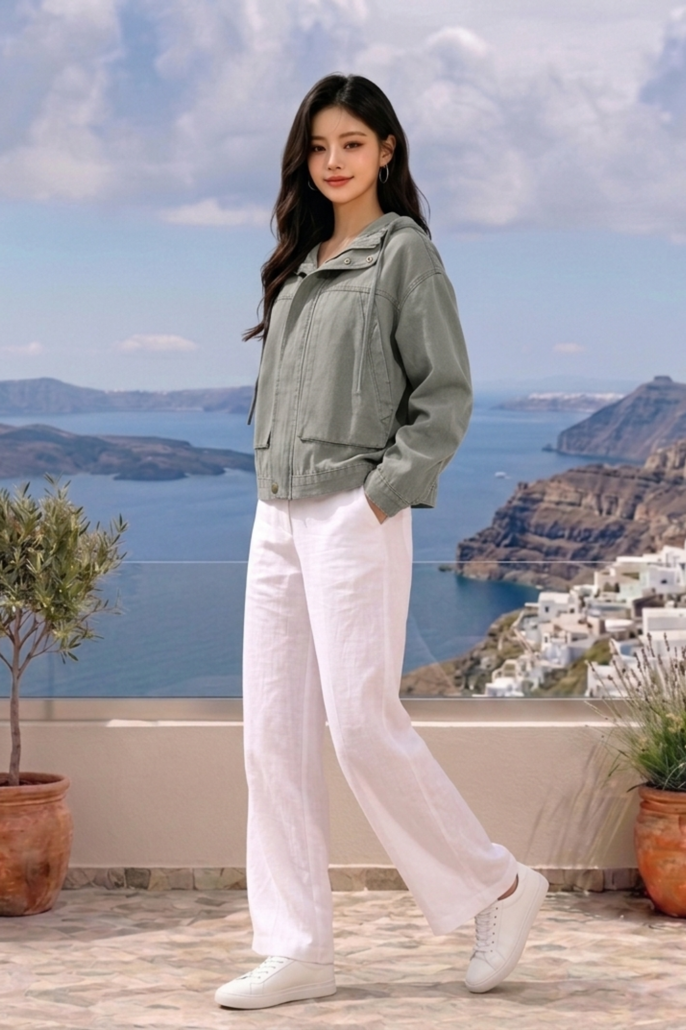 CAPE COD - LONG SLEEVE DENIM HOODIE JACKET