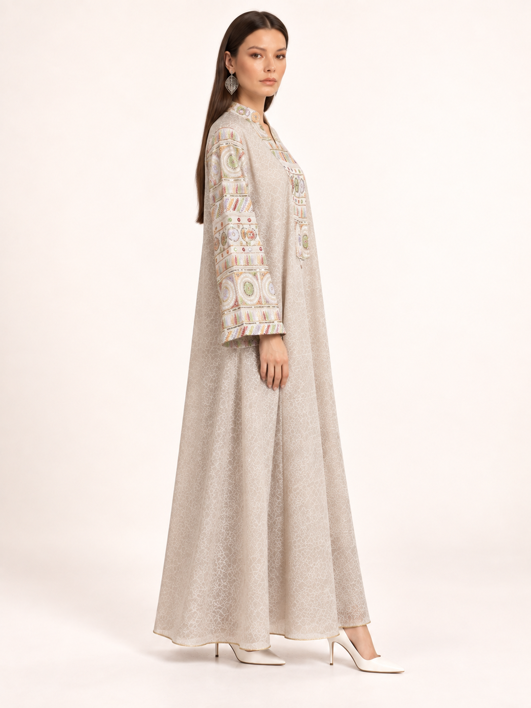 East India Company - Nova, Embroidered Long Dress