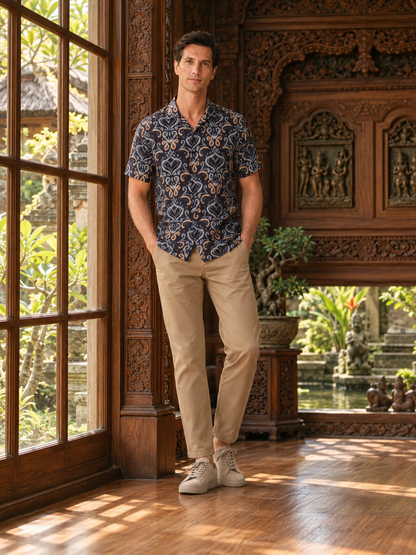 Indie Blue Smart Casual Set