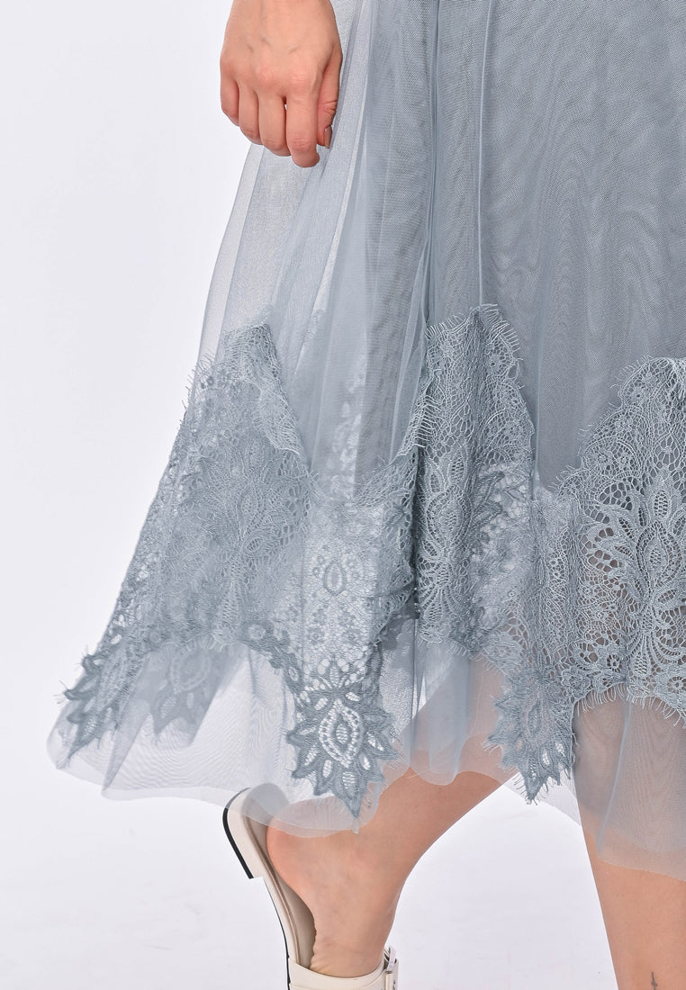 ANNABELLE - soft flowy maxi skirt