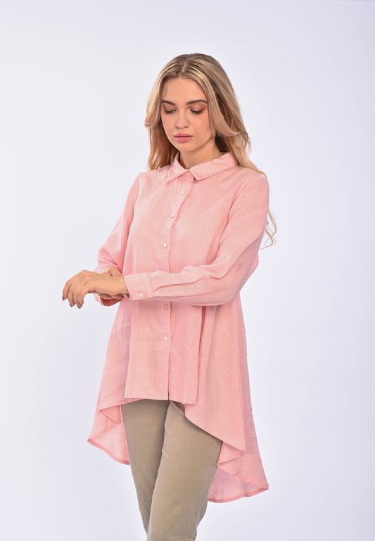 AITANA- long sleeve linen blouse