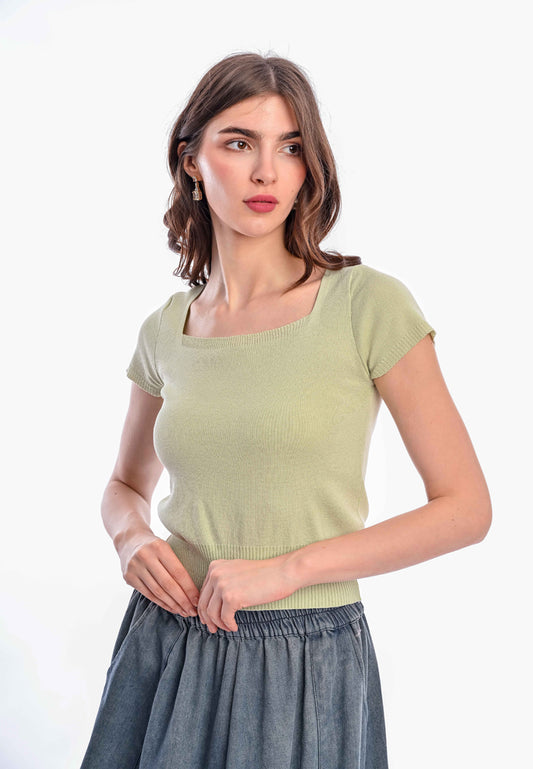 Somerset Bay - ISABELLE Square Neck Knit Cardigan