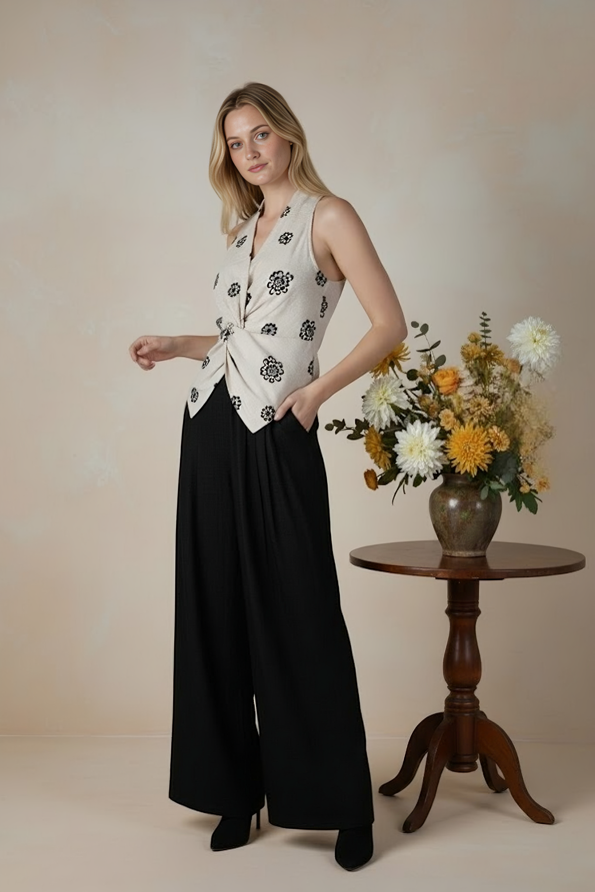 East India Company - Viola Sleeveless Blouse