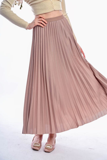 Somerset Bay - RACHEL Long Pleated Skirt