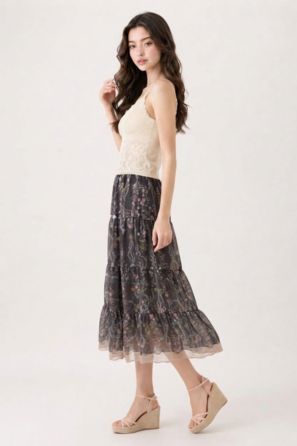 Sheer Lace Camisole Top